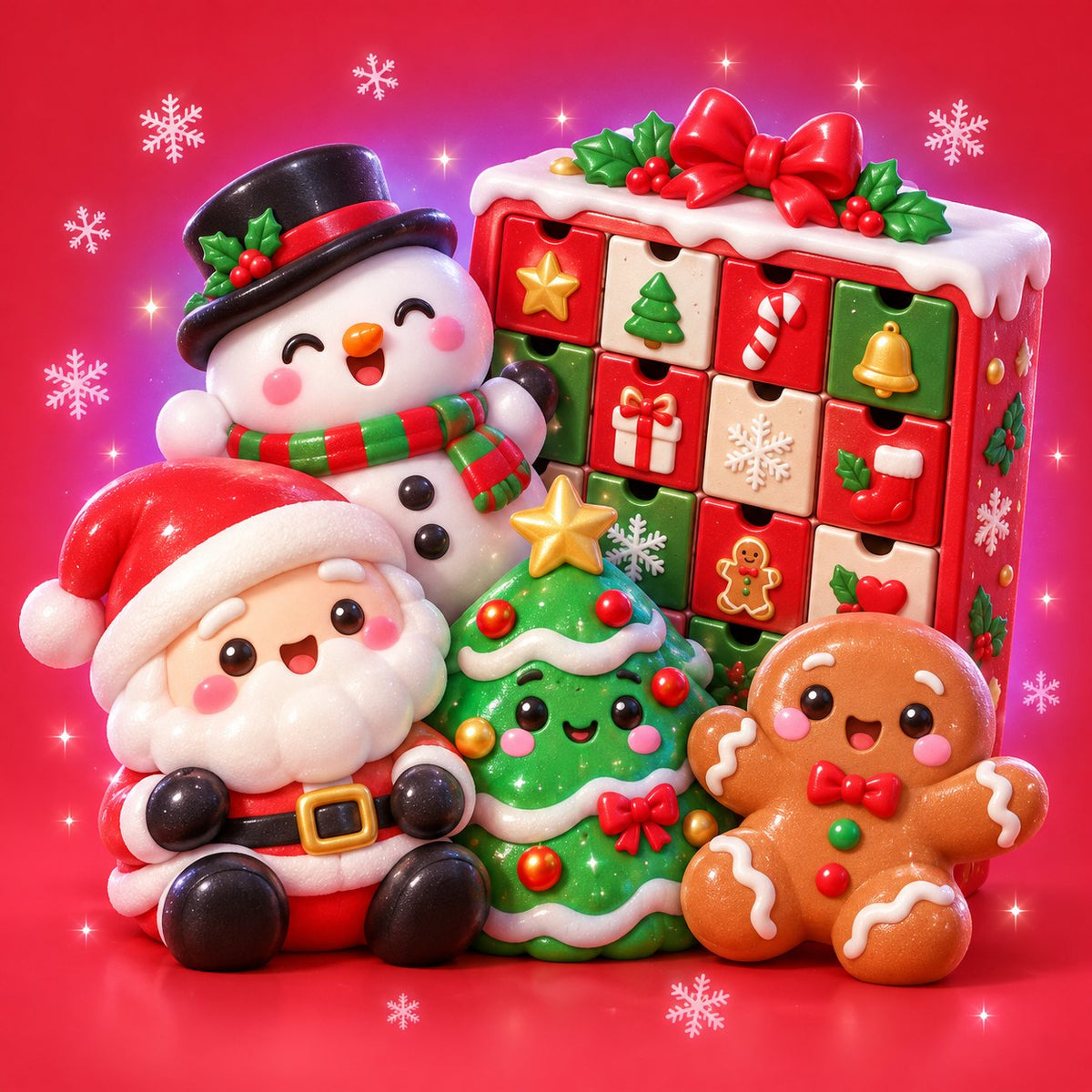 Squishy Weihnachten 2026, Geschenke für Nikolaus, Wichteln und Heiligabend