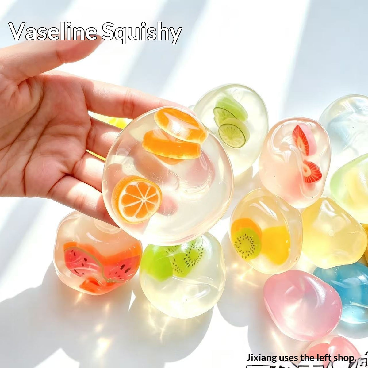 Coconut Oil Fruit Squishy, 6 cm – Tangerine