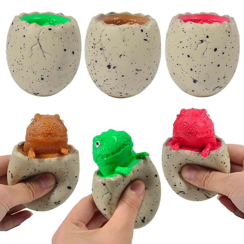 Dinosaur Egg Squishy, Baby Dino Pops Out, 6 cm