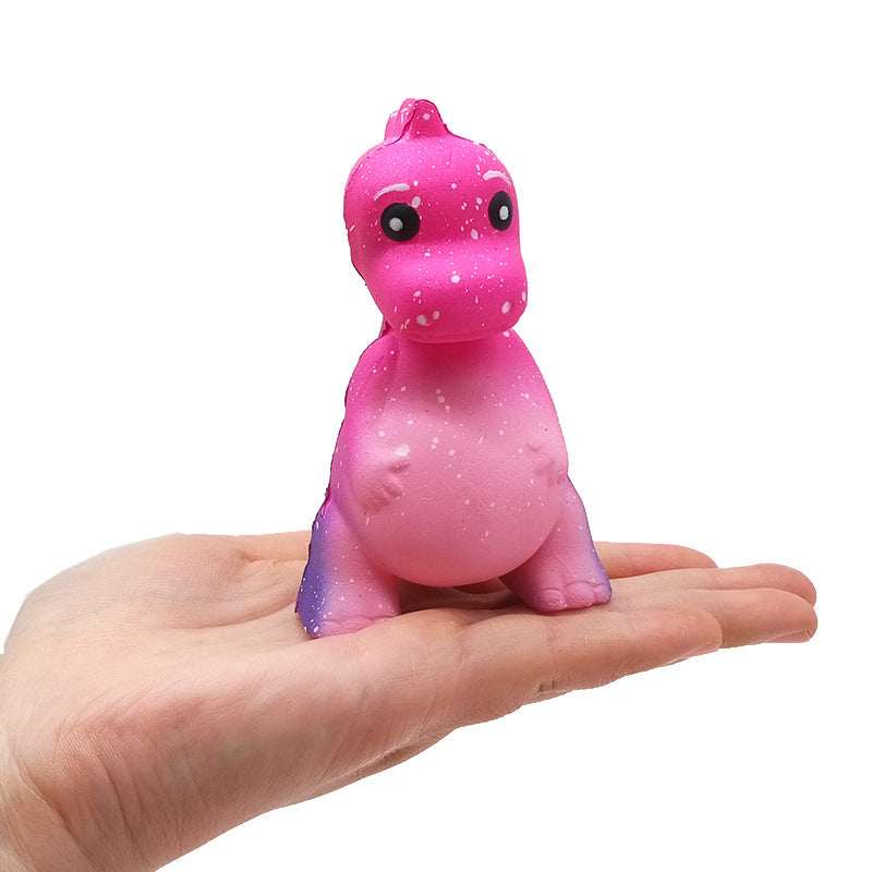 Dinosaurus squishy, galaxy slow rising, 10,5 cm