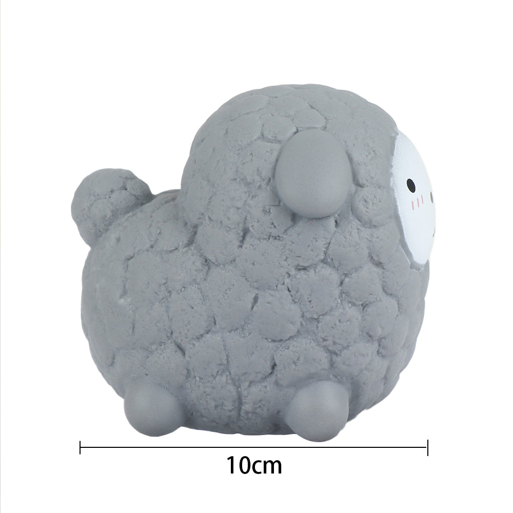 Squishy mouton, agneau tout doux en TPR pastel, squishy animal