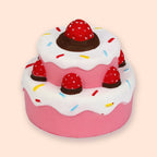 Erdbeer-Torte Squishy XXL, langsam aufsteigend