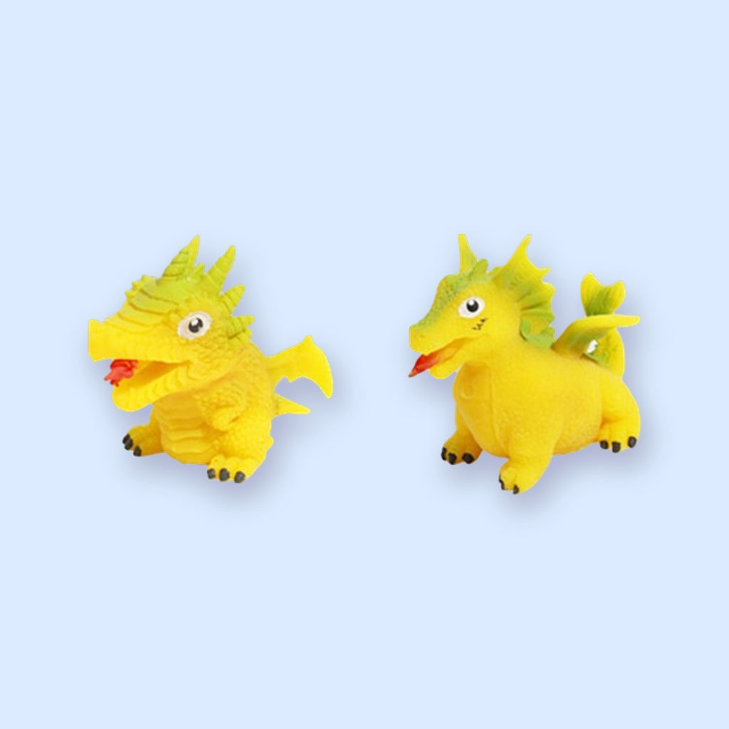 Flip Dinosaur Egg Squishy, Turns Inside Out (Yellow, dino style random)