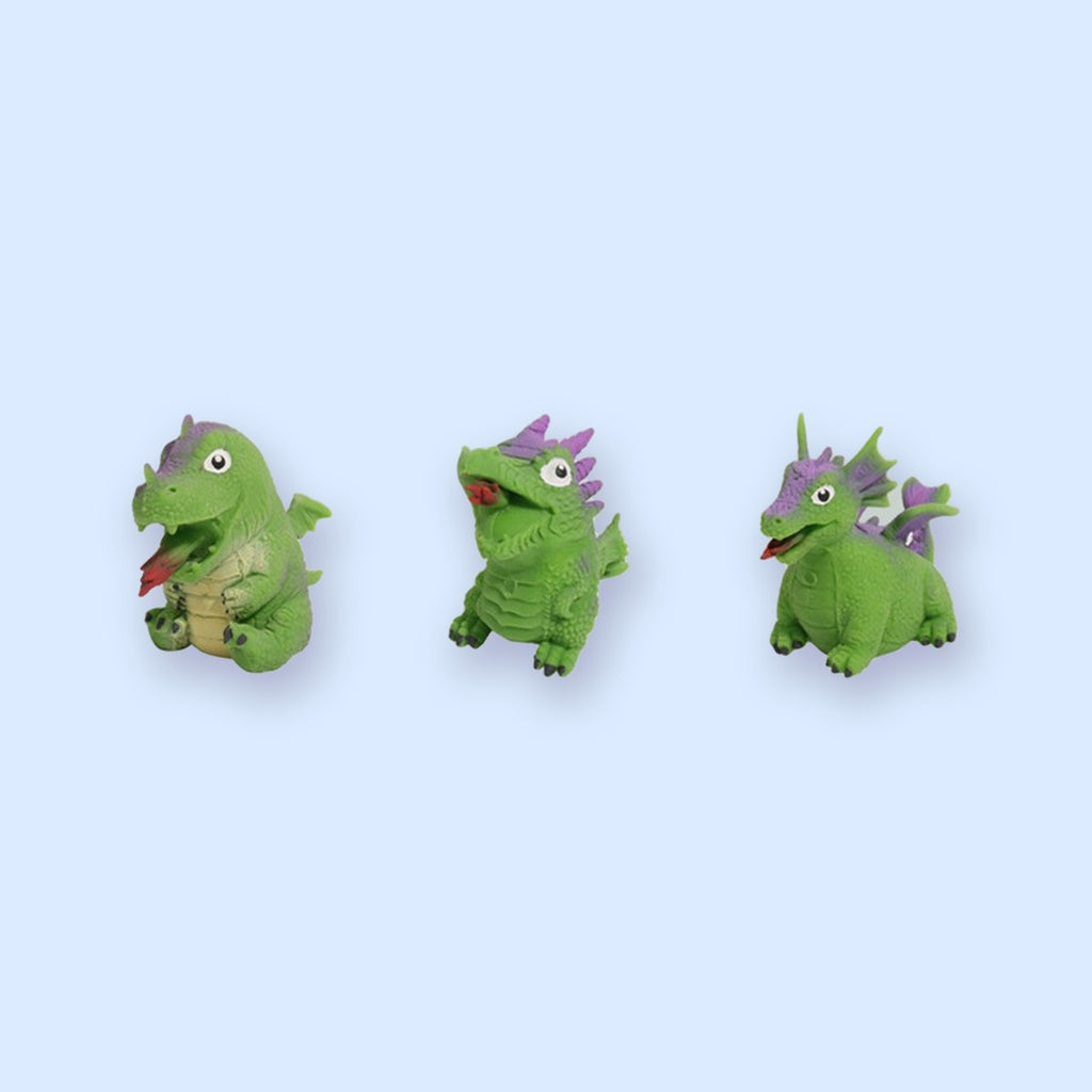 Flip Dinosaur Egg Squishy, Turns Inside Out (Green, dino style random)