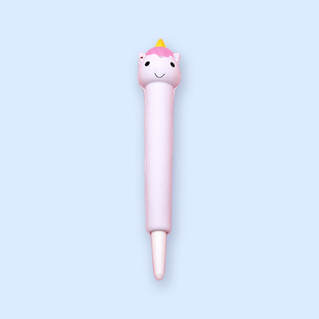 Squishy kuglepen, slow rising gelpen med dyr (Enhjørning)