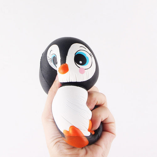 Squishy pingüino con ojos grandes, slow rising, 13,5 cm