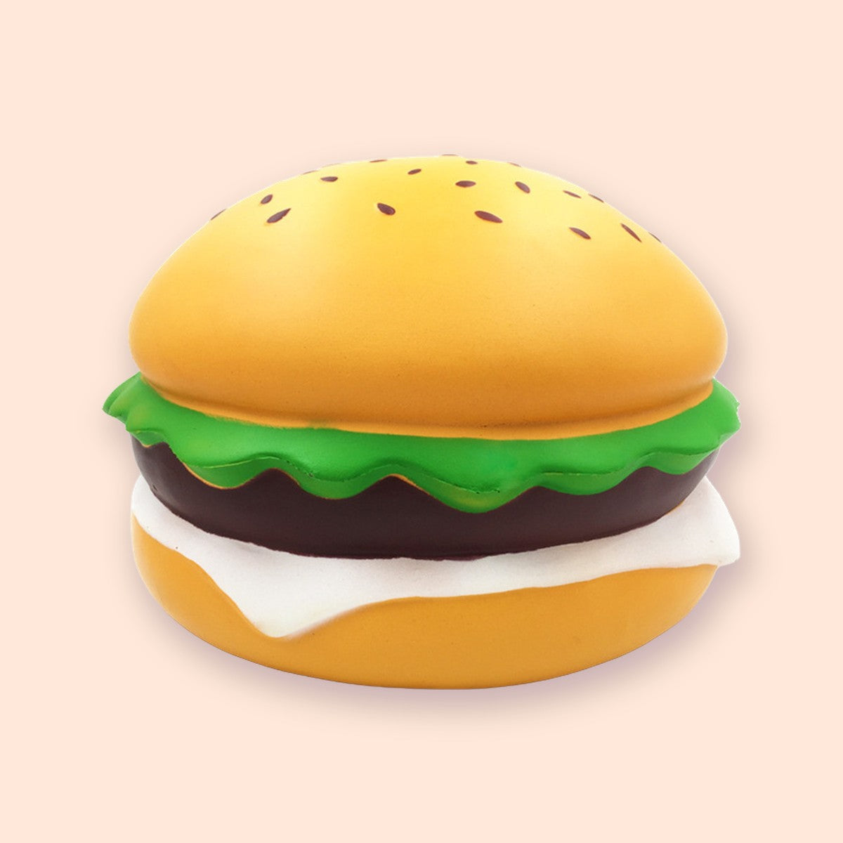 Jumbo Burger Squishy, Giant Sesame Burger 24 cm
