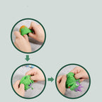 Flip Dinosaur Egg Squishy, Turns Inside Out