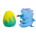 Flip Dinosaur Egg Squishy, Turns Inside Out