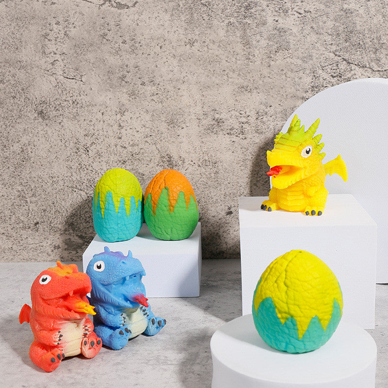 Flip Dinosaur Egg Squishy, Turns Inside Out