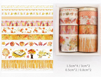 Washi Tape für Squishy aus Papier, Set mit 10 Rollen
