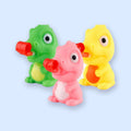 Squishy groda eller dino som räcker ut tungan (Dino, slumpvis färg)