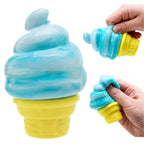 Eis Squishy in der Waffel, dehnbares Silikon, Essens Squishy