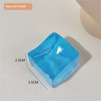 Squishy mini cubito de hielo de gelatina, 2,5 cm