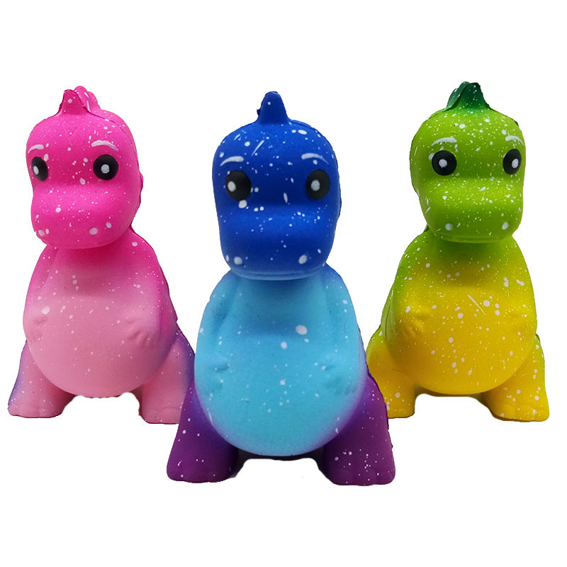 Dinosaurus squishy, galaxy slow rising, 10,5 cm