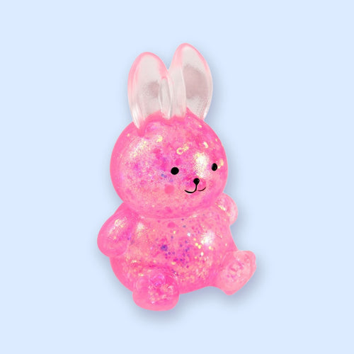 Bunny Squishy with Glitter, Sugar Style