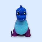 Dinosaurus squishy, galaxy slow rising, 10,5 cm (Blauwe galaxy)