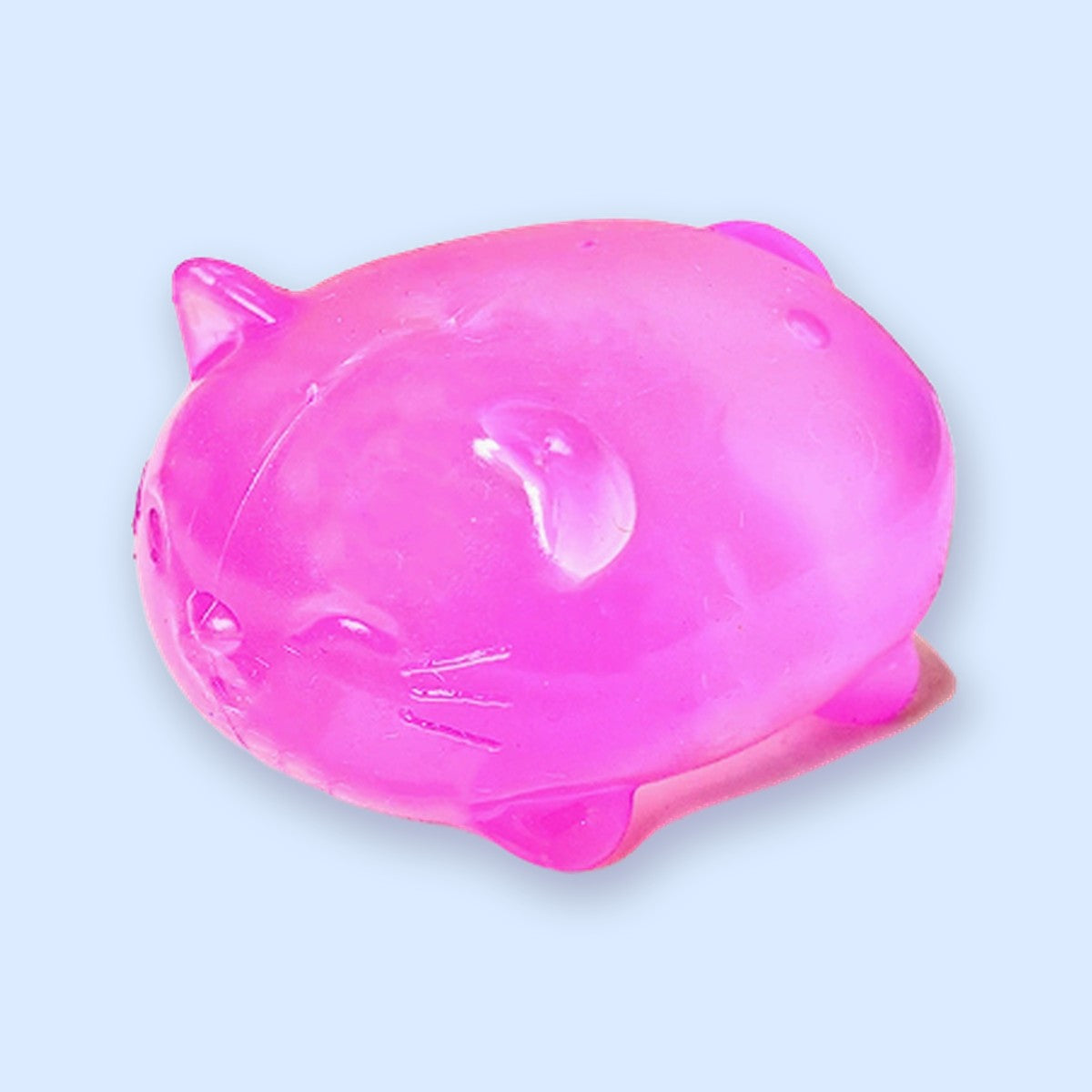 Squishy żelkowy kotek, wszystkie 4 kolory, zestaw squishy