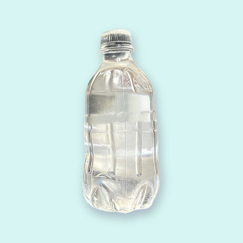 Water Bottle Squishy, Clear Maltose Jelly