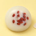 Red Bean Mochi Squishy, Handmade