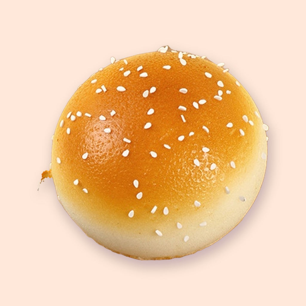 Squishy Keychain, Bread Bun Slow Rising, 4 or 7 cm (Sesame bun, 7 cm)