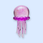 Jellyfish Squishy with Glitter, Soft TPR – Purple