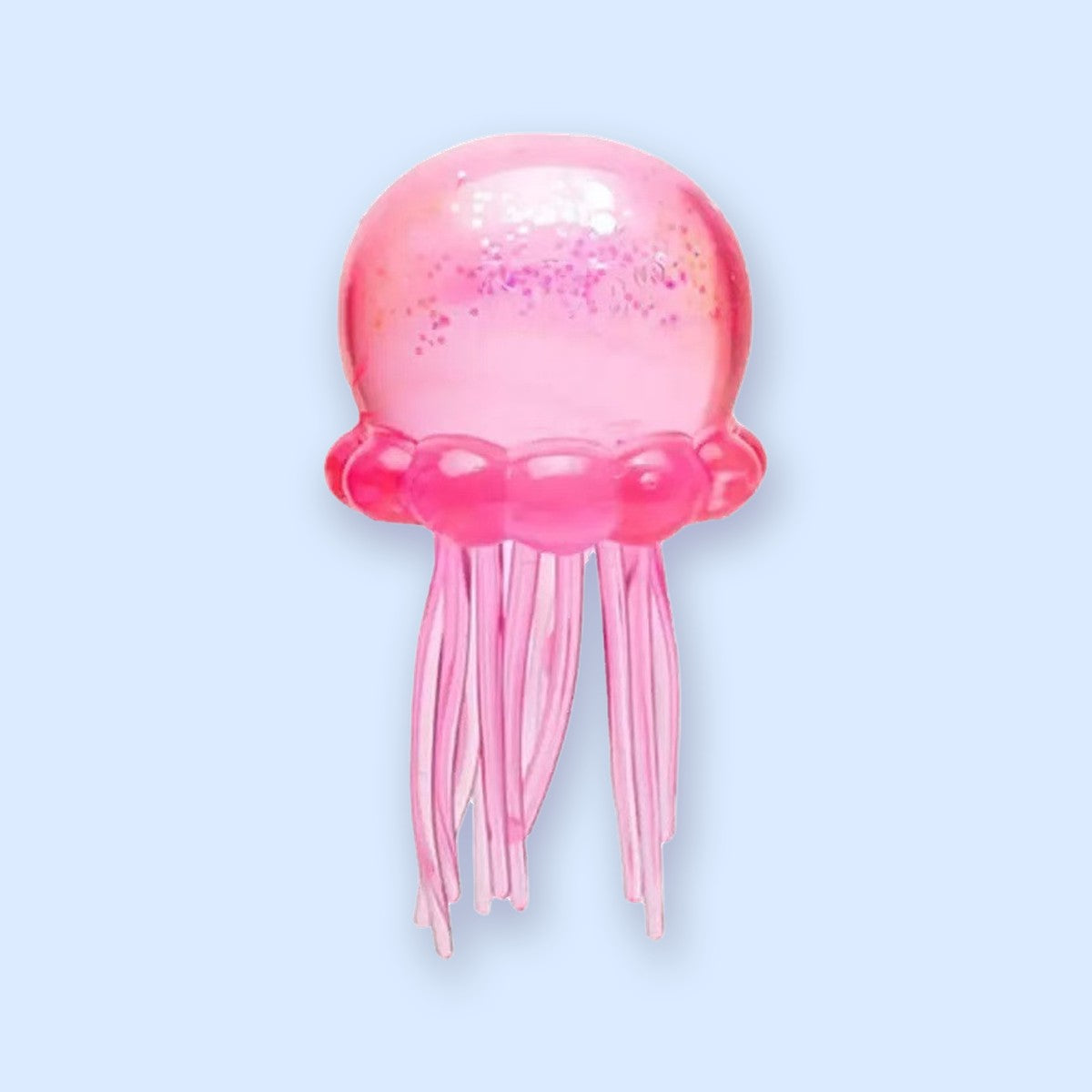Squishy meduza z brokatem, miękkie TPR, squishy zwierzątko