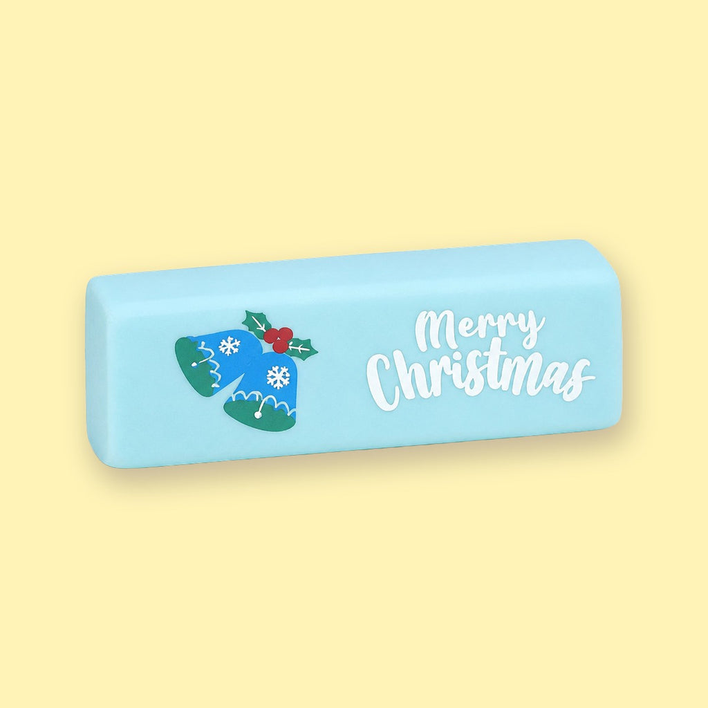 Merry Christmas Butter Squishy, 6 Colors, Slow Rising (Light blue, mitten)