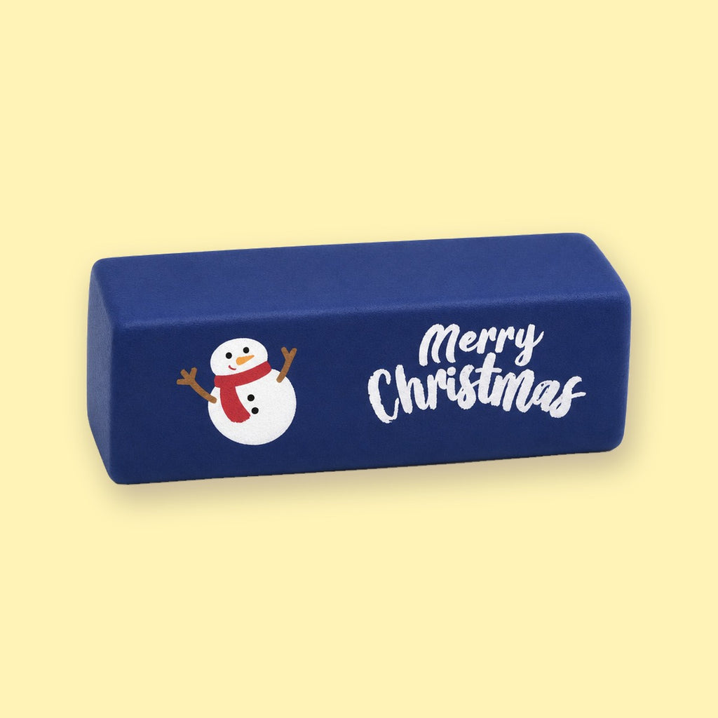 Merry Christmas Butter Squishy, 6 Colors, Slow Rising (Dark blue, snowman)