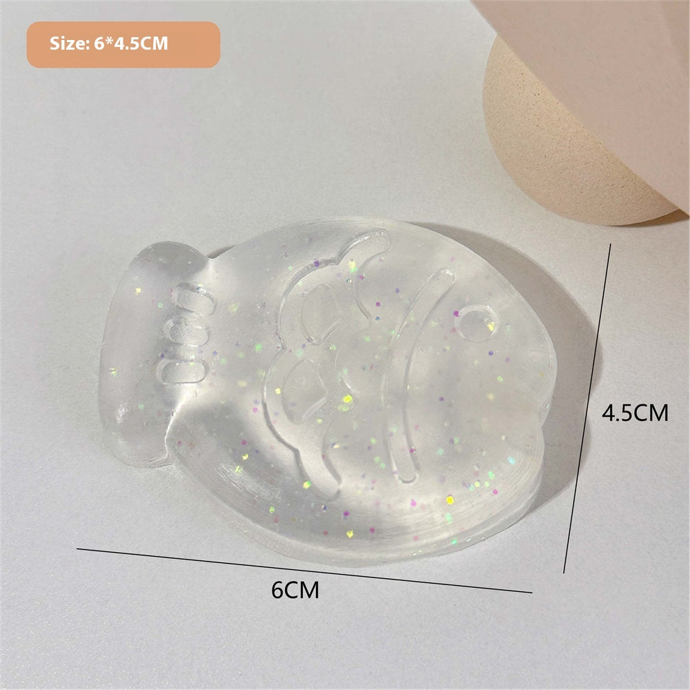 Squishy mini żelowa rybka, 6 cm, squishy galaretka