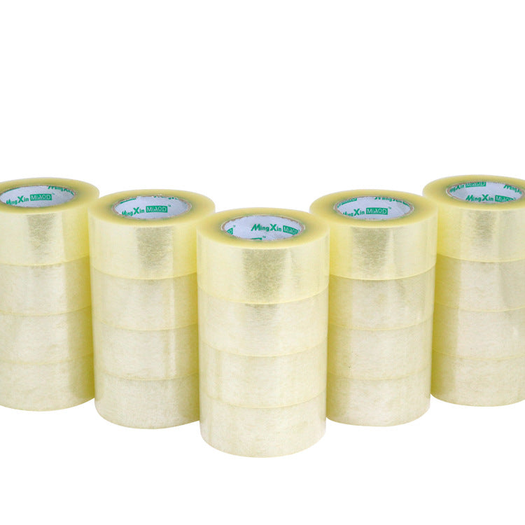 Stacked rolls of tape for covering a paper squishy
