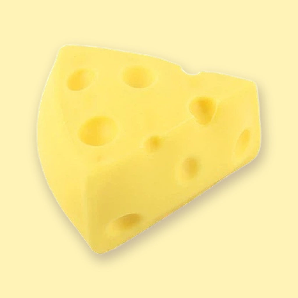 Squishy spicchio di formaggio, mini o effetto farina