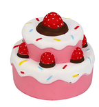 Erdbeer-Torte Squishy XXL, langsam aufsteigend