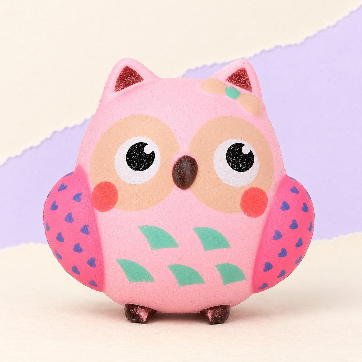 Owl Squishy, Pink, Slow Rising