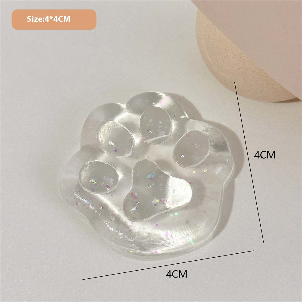 Squishy mini żelowa łapka kota, 4 cm, squishy galaretka