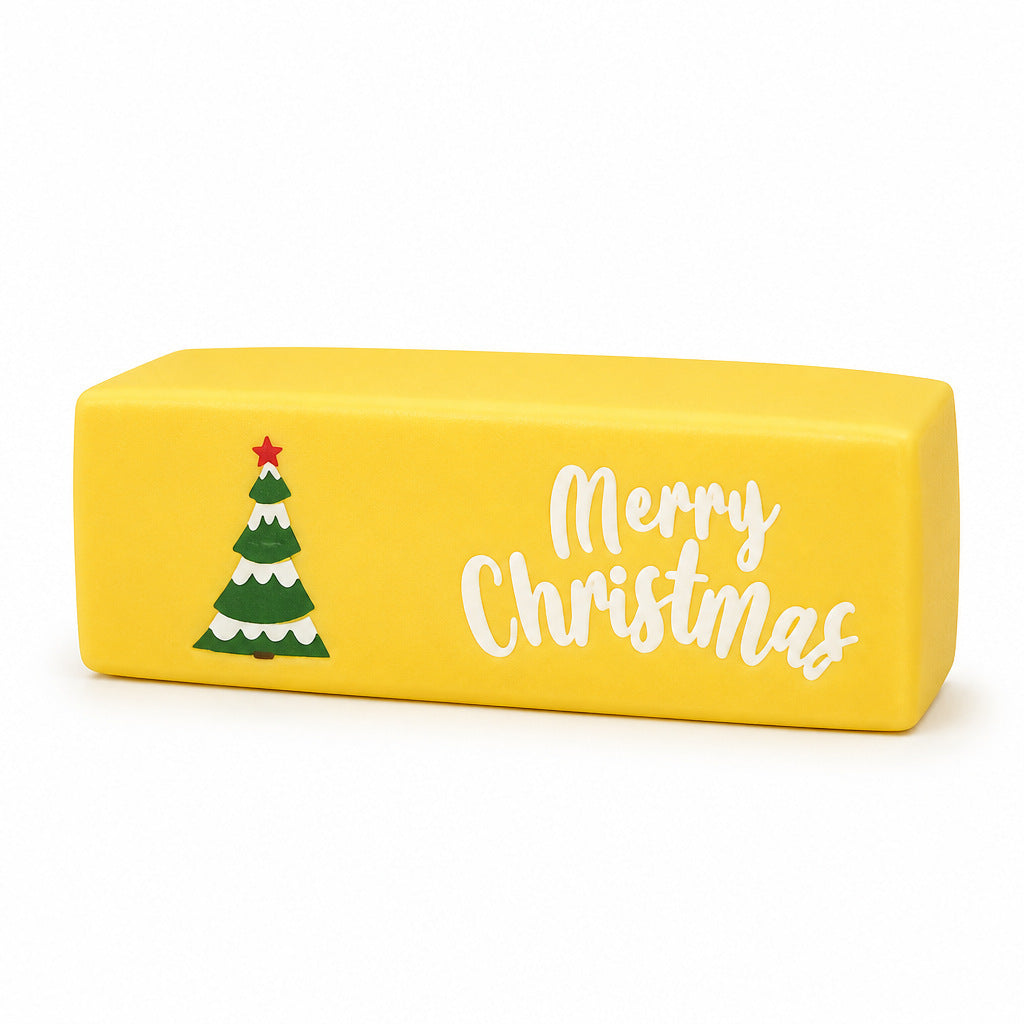 Merry Christmas Butter Squishy, 6 Colors, Slow Rising