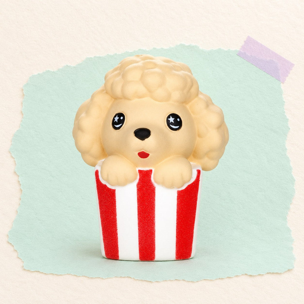 Jumbo Popcorn Puppy Squishy, Kawaii