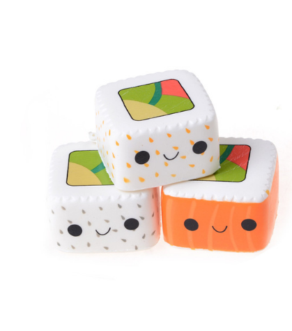 Squishy sushi kawaii, slow rising