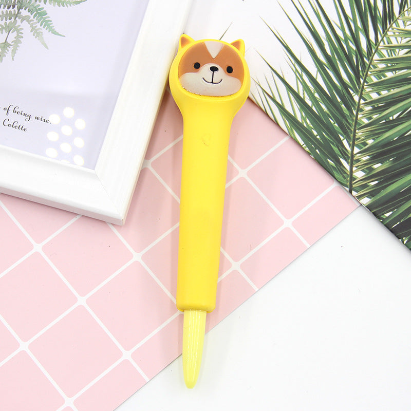 Squishy kuglepen, slow rising gelpen med dyr