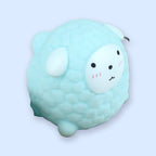 Squishy mouton, agneau tout doux en TPR pastel, squishy animal