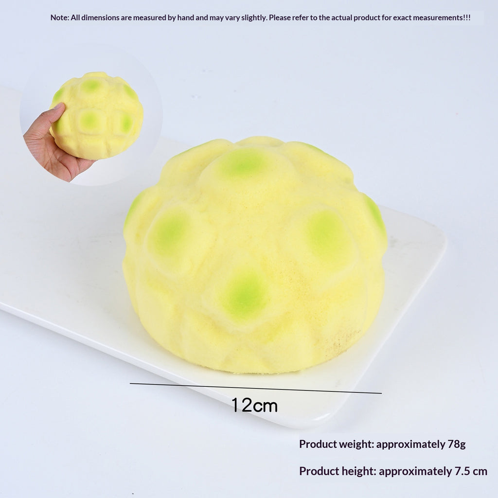 Ananasbrötchen Squishy, Slow Rising 8 oder 12 cm