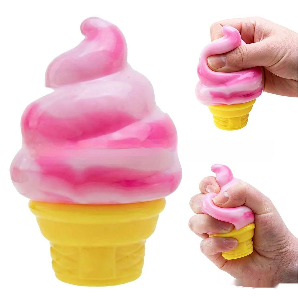 Eis Squishy in der Waffel, dehnbares Silikon, Essens Squishy