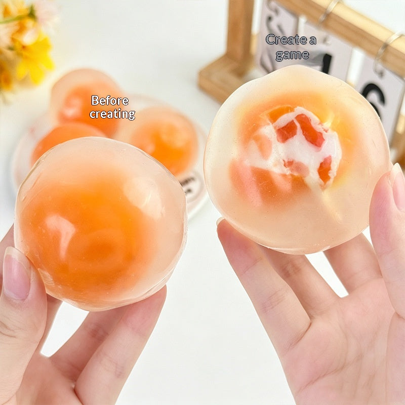 Egg Yolk Coconut Oil Squishy Ball