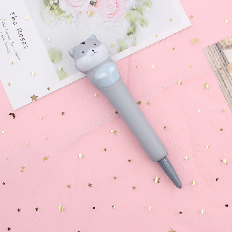 Squishy kuglepen, slow rising gelpen med dyr (Hamster)