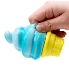 Eis Squishy in der Waffel, dehnbares Silikon, Essens Squishy