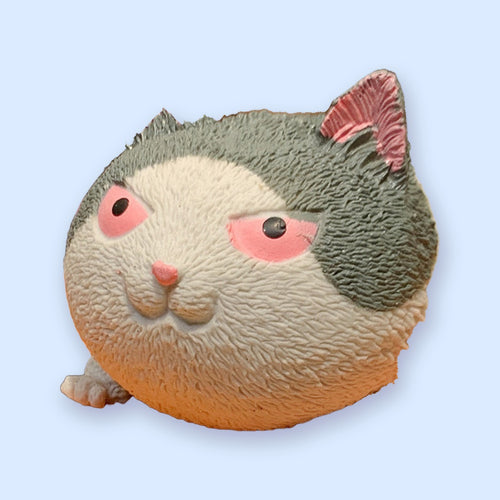 Squishy naburmuszony kot z miękkiego TPR, squishy zwierzątko