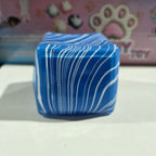 Eiswürfel Squishy 5 cm, Schneeflocke, Marmor oder Glitzer, Gelee Squishy