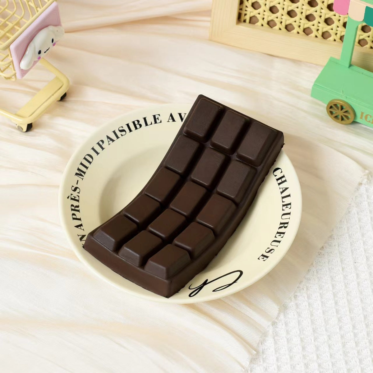 Chocolate Bar Squishy, all 6 colors