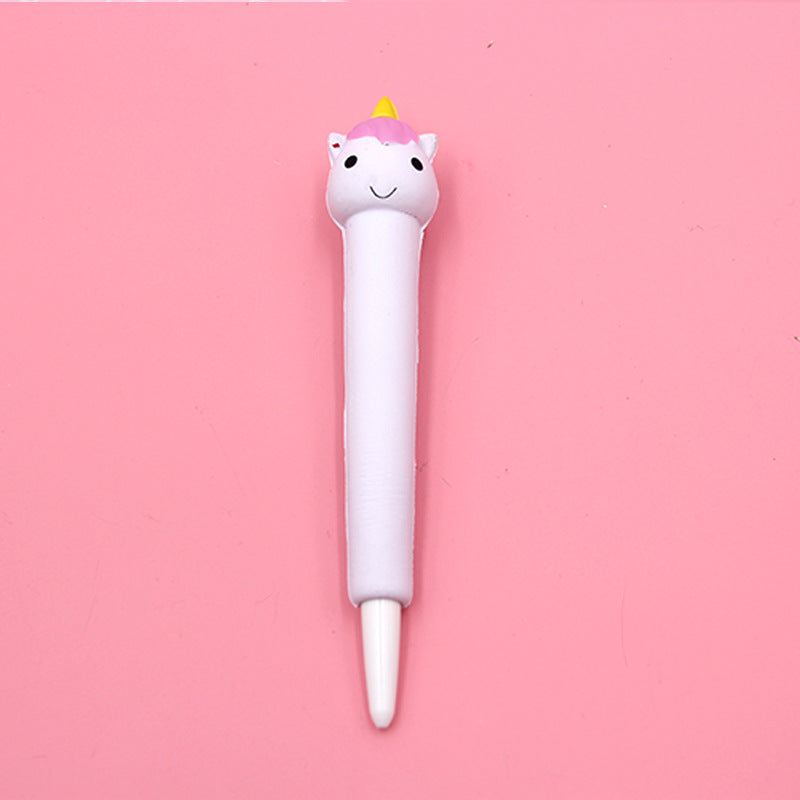 Squishy kuglepen, slow rising gelpen med dyr
