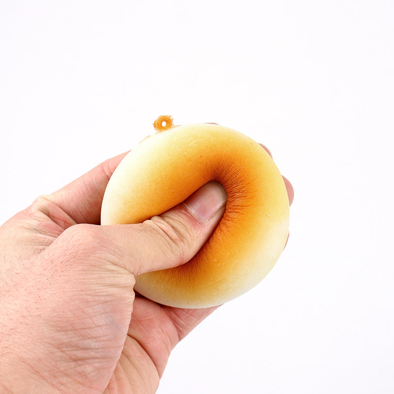 Squishy Keychain, Bread Bun Slow Rising, 4 or 7 cm